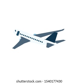 Airplane vector eps10. Transportation concept, plane.