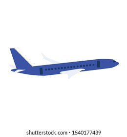 Airplane vector eps10. Transportation concept, plane.