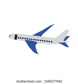 Airplane vector eps10. Transportation concept, plane.