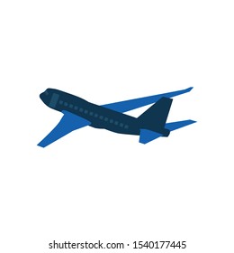 Airplane vector eps10. Transportation concept, plane.