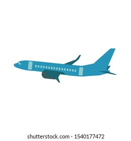 Airplane vector eps10. Transportation concept, plane.