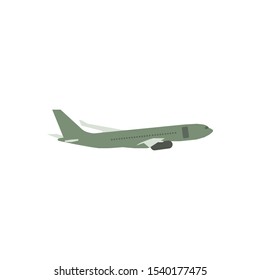 Airplane vector eps10. Transportation concept, plane.