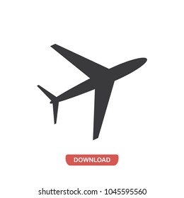 Airplane vector icon