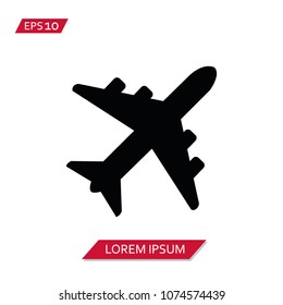Airplane vector icon