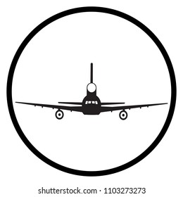 airplane vector icon