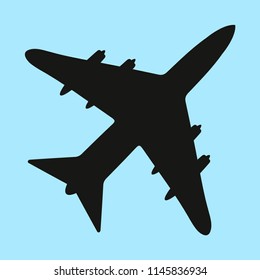airplane vector icon