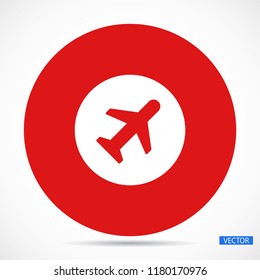 airplane vector icon