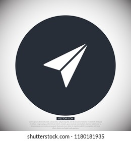 airplane vector icon