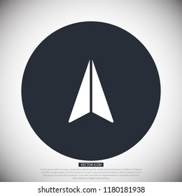 airplane vector icon