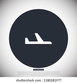 airplane vector icon