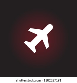 airplane vector icon
