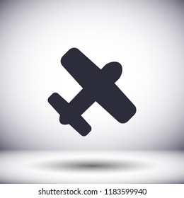 airplane vector icon