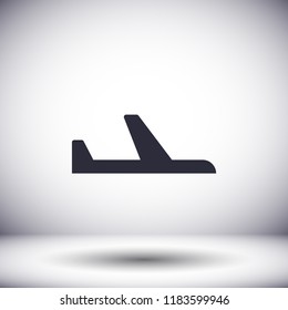 airplane vector icon