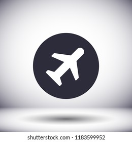 airplane vector icon