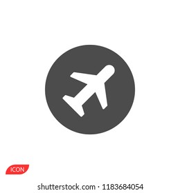 airplane vector icon