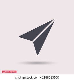 airplane vector icon