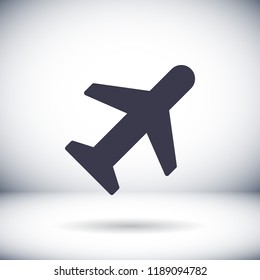 airplane vector icon