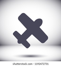 airplane vector icon
