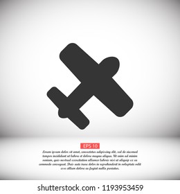 airplane vector icon