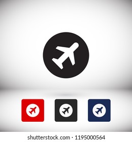 airplane vector icon