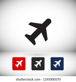 airplane vector icon