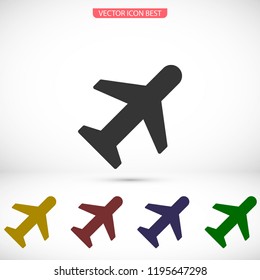 airplane vector icon