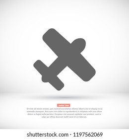airplane vector icon