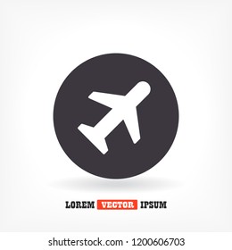 airplane vector icon