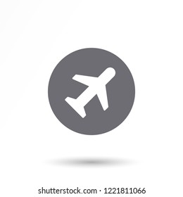 airplane vector icon