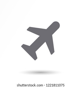 airplane vector icon