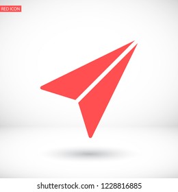 airplane vector icon