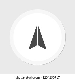 airplane vector icon