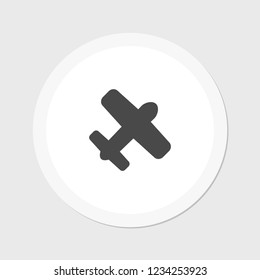 airplane vector icon