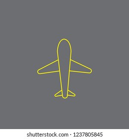Airplane vector icon