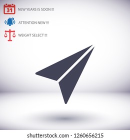 airplane vector icon
