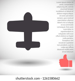 airplane vector icon