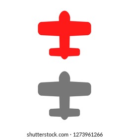 airplane vector icon