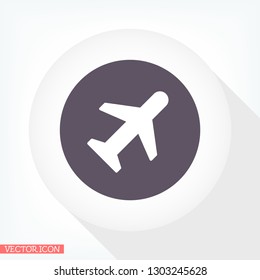 airplane vector icon