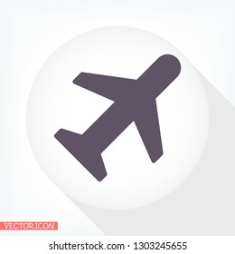 airplane vector icon