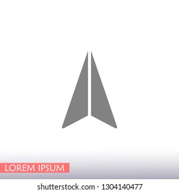 airplane vector icon