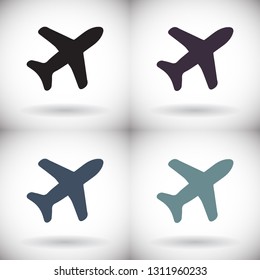 Airplane Vector icon