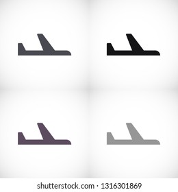 airplane vector icon