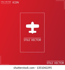 airplane vector icon