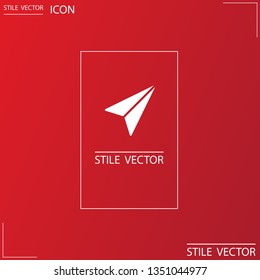 airplane vector icon
