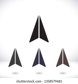airplane vector icon