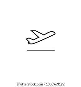 Airplane vector icon