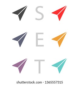 airplane vector icon