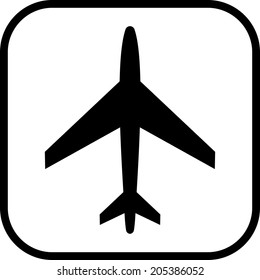 Similar Images, Stock Photos & Vectors of Jet Plane vector icon. Style