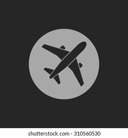 Airplane vector icon