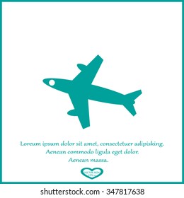 airplane vector icon